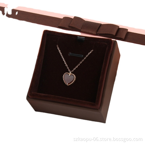 Factory wholesale Custom jewelry box Jewelry box with bracelet Confession Gift Box